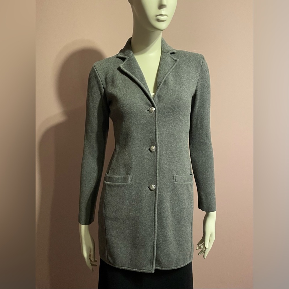 Lauren gray sweater jacket